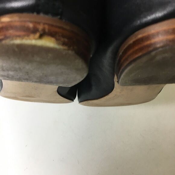 J Crew  flats ballet shoes black &cream size 10 - Picture 7 of 11